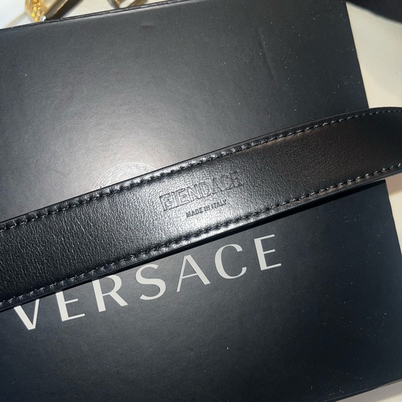 💎 Fendace (Fendi x Versace) black/gold belt - AMAZING condition - XL/110 w box - Picture 7 of 8